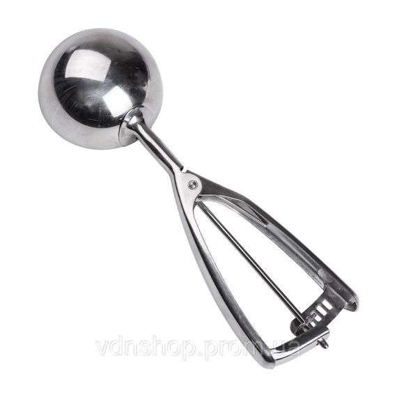 Круглая ложка для мороженого 23×6.5 см из нержавеющей стали HP-19-20-7.2x23CM | Зображення 2