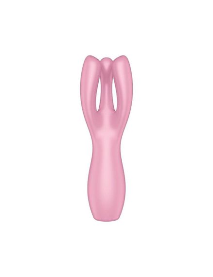 Кліторальний вібратор Satisfyer Threesome 3 Pink з трьома пальчиками | Зображення 2