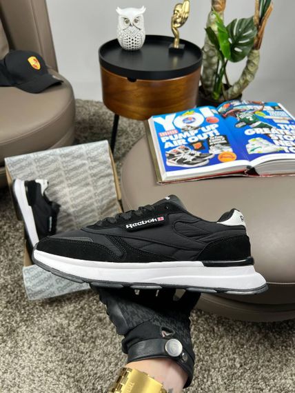 Чоловічі кросівки R3eebok Classic Black White , В'єтнам A4232 | Зображення 2