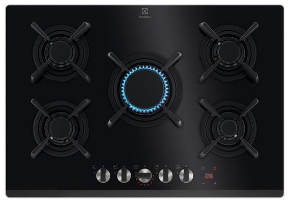Варочная поверхность Electrolux газ на стекле KGG753753K