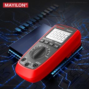 Мультиметр MAYILON MY8236B/C Професійний цифровий амперметр змінного/постійного струму, вольтметр, Гц, омметр, неперервність NCV, електричний мультитестер.