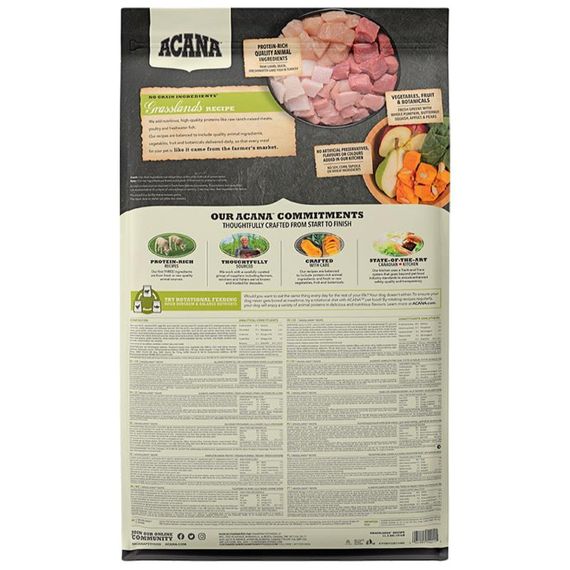 Сухий корм для дорослих собак Acana Grasslands Dog 11.4 кг (064992542115) | Зображення 1