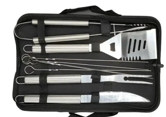 Набір для барбекю та гриль. 8 предметів. Для мангалу та тандира