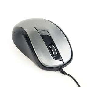 Оптична мишка Gembird MUS-6B-01-BG, USB інтерфейс, сіро-чорного кольору