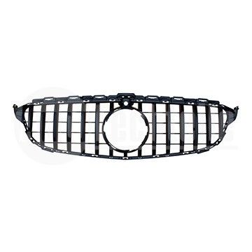 Решетка радиатора Mercedes Benz W205 14-18 (глянц.чёрн. (с отв. камеры) ) GTR, AutoTechteile, 140 8807, 140
