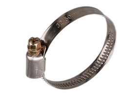 Хомут червячный нержавеющий W2 190-210мм (пач 5шт.) APRO