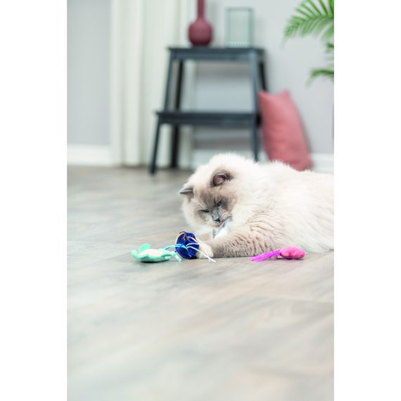 Іграшка Trixie для котів Морські звірі плюш з котячою м ятою 5–8 см | Зображення 5