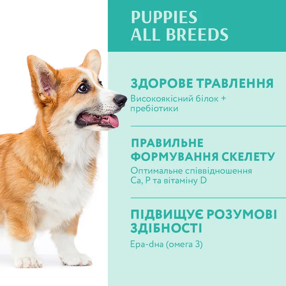 Сухий корм Optimeal Puppies для цуценят усіх порід, індичка 1.5кг | Зображення 2
