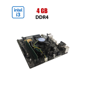 Комплект: материнська плата Asus H110M-R / Intel Core i3-7100 (2(4) ядра по 3.9 GHz) / 4GB DDR4 / Intel HD Graphics 620 / Socket LGA1151 / Кулер б/в