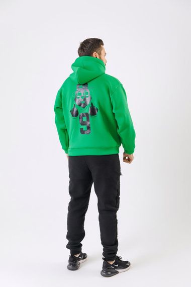 Зіп Худі унісекс МА (01) зелений | Зображення 4