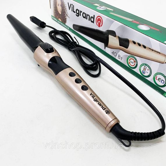 Плойка спіральна для завивки волосся ViLgrand, Плойка для волосся для локонів об'єму EG-46 | Зображення 7