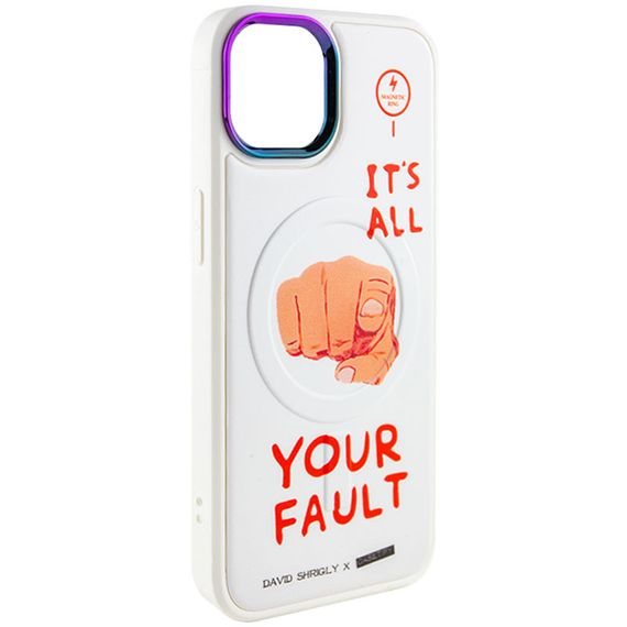 TPU+PC чохол Funny pictures with MagSafe для Apple iPhone 13 (6.1") | Зображення 1
