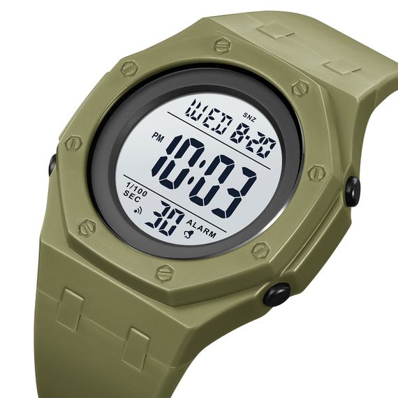 Чоловічий годинник Skmei 2048AG Army Green | Зображення 1