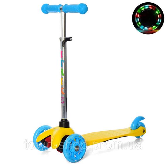 Детский самокат iTrike BB 3-013-4-C-Y MINI светящиеся колеса | Зображення 1