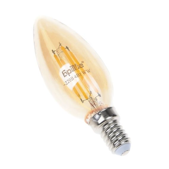 Лампа светодиодная LED 4W E14 COG WW C35 Amber 220V | Зображення 2