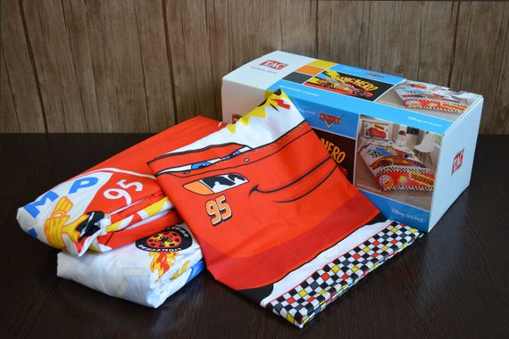 Постельное белье TAC Disney 160×220 см Cars Kachow | Зображення 1