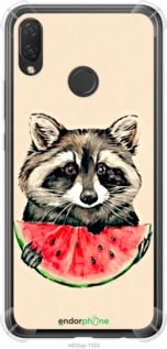 Чохол на Huawei P Smart Plus Єнотик з кавуном "4605sp-1555-2448"