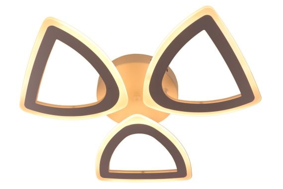 Люстра світлодіодна стельова LED світильник для квартири на стелю лед з пультом 25618 Білий 8х57х57 см. | Зображення 2