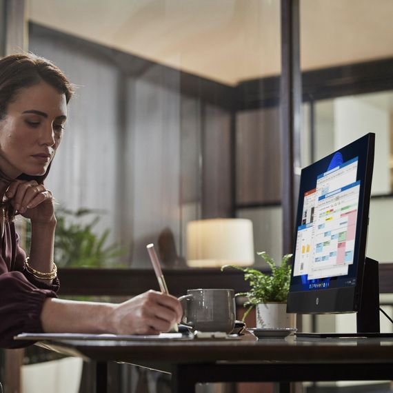 Комп'ютер персональний моноблок HP  ProOne 440-G9 23.8' FHD IPS AG Touch, Intel i5-12500T, 8GB, F512GB, UMA, WiFi, кл+м, 3р, Win11P, чорний (885J9EA) | Зображення 8