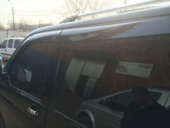 Вітровики (4 шт., Sunplex Sport) для Volkswagen T5 Caravelle 2004-2010 років | Зображення 5