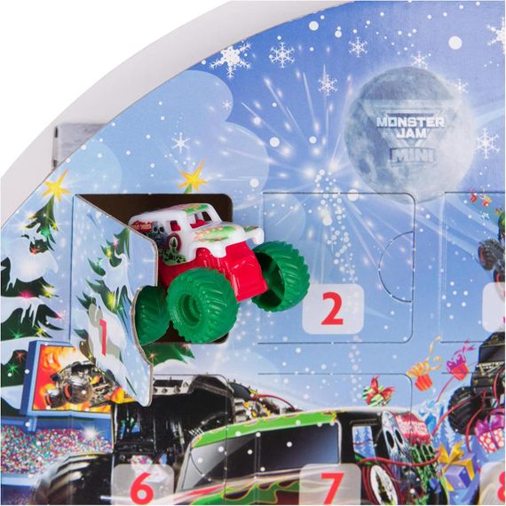 Адвент-календар Монстр джем Оригінал Monster Jam Mini Christmas Advent Calendar | Зображення 3