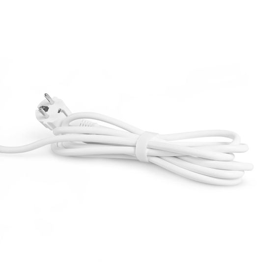 Мережевий подовжувач VIDEX ONCORD з/з 3п 3м (3x1.5мм) 2.4А 2USB+USB-C з кнопкою White | Зображення 8