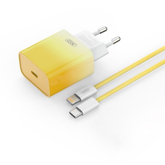 Мережевий зарядний пристрій XO CE18 1Type-C PD/QC 30 W Type-C to Lightning | Зображення 2