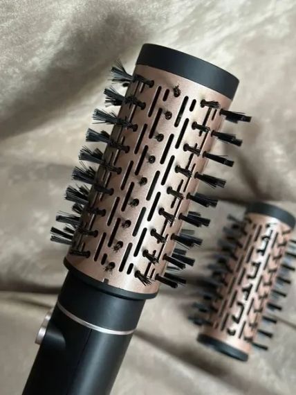 Фен браш стайлер з насадкою, що обертається RAF R.421 електричний гребінець Чорний 1000 Вт | Зображення 2