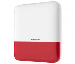 Hikvision DS-PS1-E-WE-Red (червона) Бездротова зовнішня сирена - Охоронні сирени