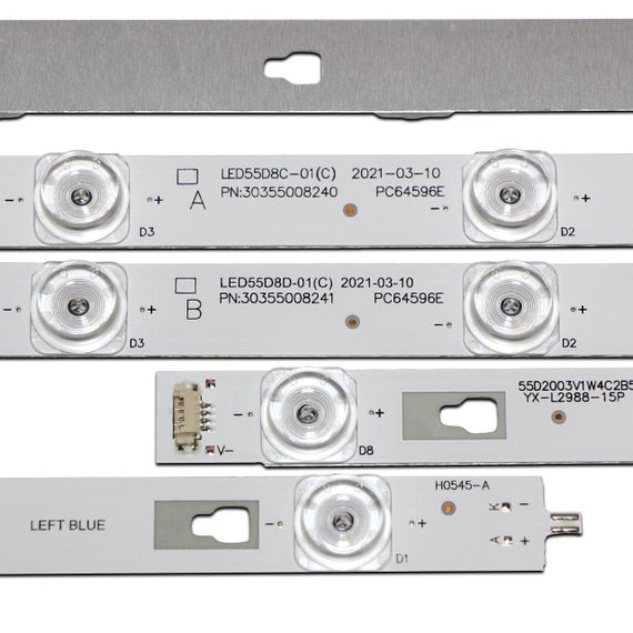 LED підсвітка TV 55" LED55D8C-01(C) LED55D8D-01(C) 30355008240 30355008241 LS55H610N LSC550FN05 14шт. | Зображення 1