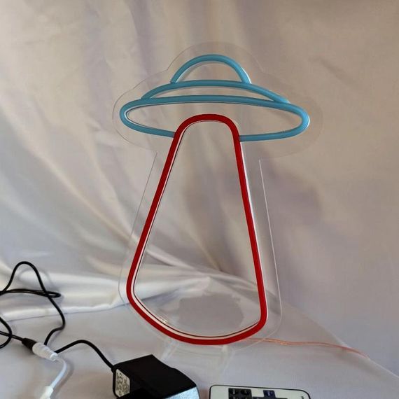 Неоновый светильник НЛО 210х310 acr-n000046 | Зображення 6