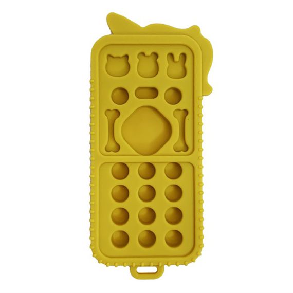 Силиконовый прорезыватель пульт "Единорог" MGZ-0425(Yellow) | Зображення 1