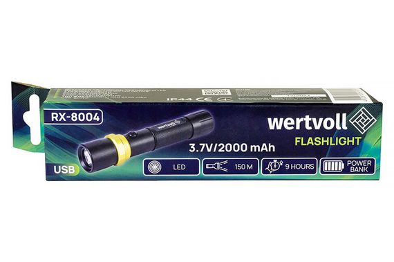 Ліхтар ручний Vertvoll — 1LED x 5 Вт Li-ion | Зображення 5