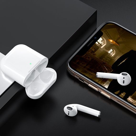 Беспроводные Наушники HOCO EW02 Plus, Bluetooth, 350 мАч, белый | Зображення 4