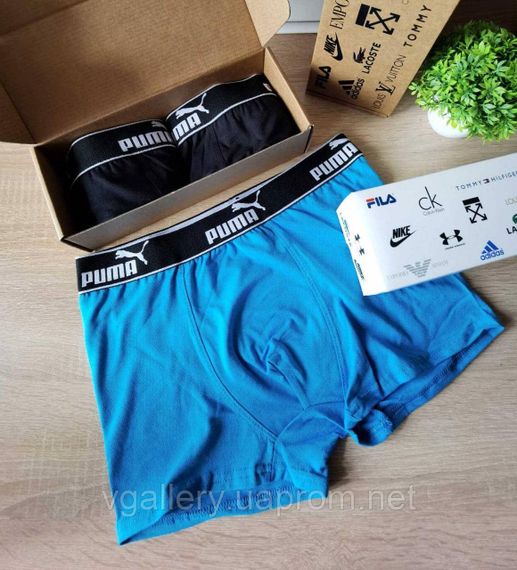 Чоловічі труси Puma, чоловічі боксери Пума, бавовняні труси Пума Преміум якості