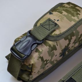 Подсумок на 2 магазина двойной из кордуры пиксель BM-594 MOLLE тактический