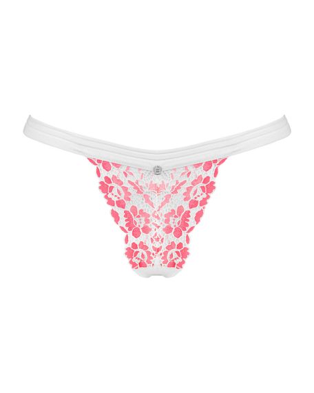 Трусики мереживні стрінги Obsessive Bloomys thong S/M Sex Aura | Зображення 2