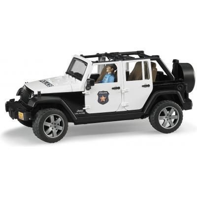 Спецтехника Bruder Джип Wrangler Unlimited Rubicon Police + фигурка (02526) | Зображення 2