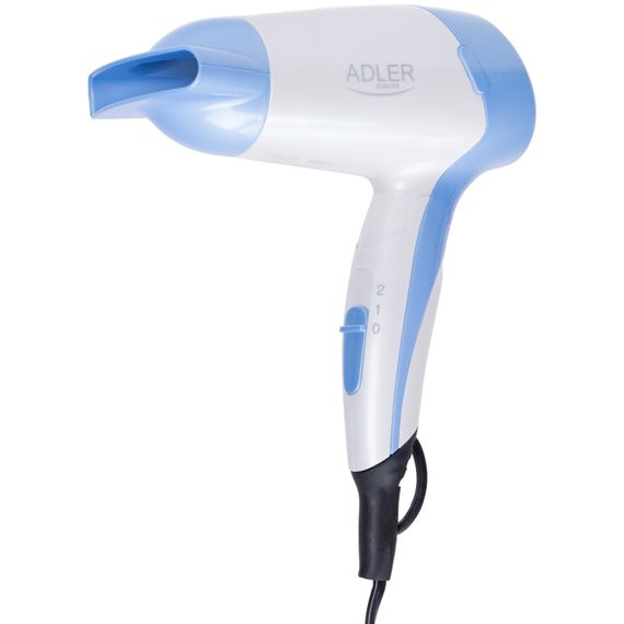 Фен Adler AD 2222 white 1200Вт/ 2 швидкості/ насадки - 1 шт./ складна ручка | Зображення 6