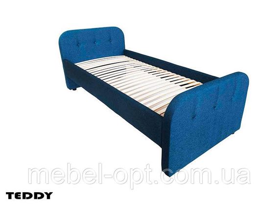Мягкая детская кровать Teddy 06 фиолетовая (сиреневая) обивка рогожка Etna, ящик для белья, защитный бортик | Зображення 9