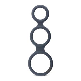 Тройное эрекционное кольцо Boners Triple Ring, диаметр 2,6; 3,3 и 3,8 см Sex Aura