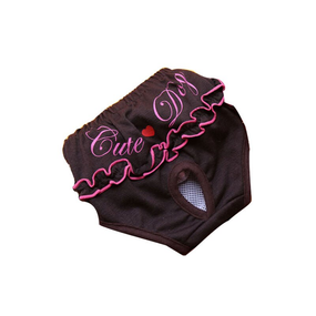 Труси гігієнічні для тічки в собак чорна кава S