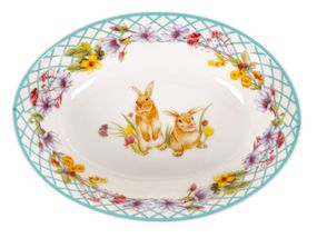 Страва овальна Bunny 18х13 см порцелянова.