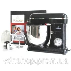 Кухонний комбайн Crownberg CB-3405 планетарний міксер, тестоміс із чашею на 5 літрів