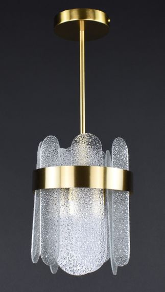 Люстра стельова на 5 лампочок 27401 Латунь 35-70х20х20 см. | Зображення 3