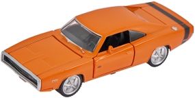 Машинка Rastar 1970 Dodge Charger R/T 1:36 Оранжевый