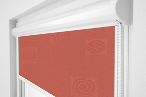 Рулонна штора Rolets Ікеа 2-2095-625 62.5x170 см закритого типу Блідо-червона