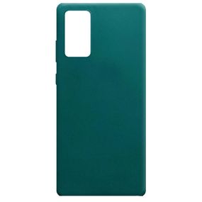 Силіконовий чохол Candy для Samsung Galaxy Note 20 Зелений/Forest green