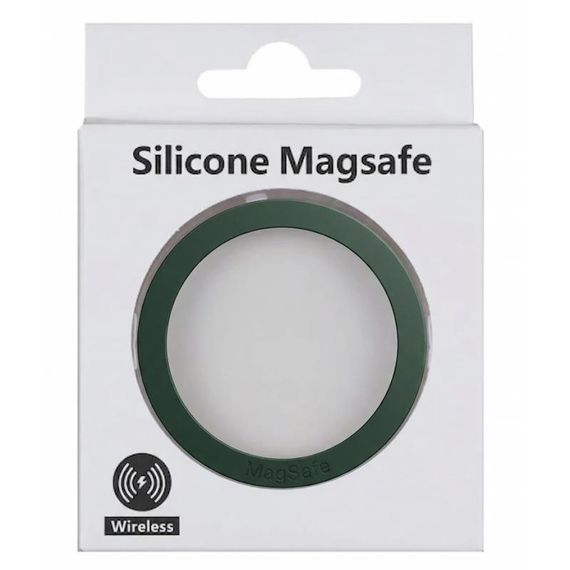 Металеве кільце Silicone MagSafe Dark Green | Зображення 1
