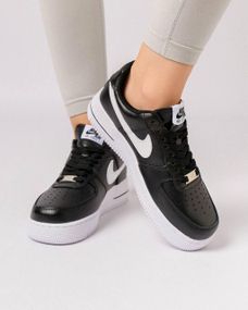 Жіночі кросівки Air Force 1 PRM All Black White , В'єтнам